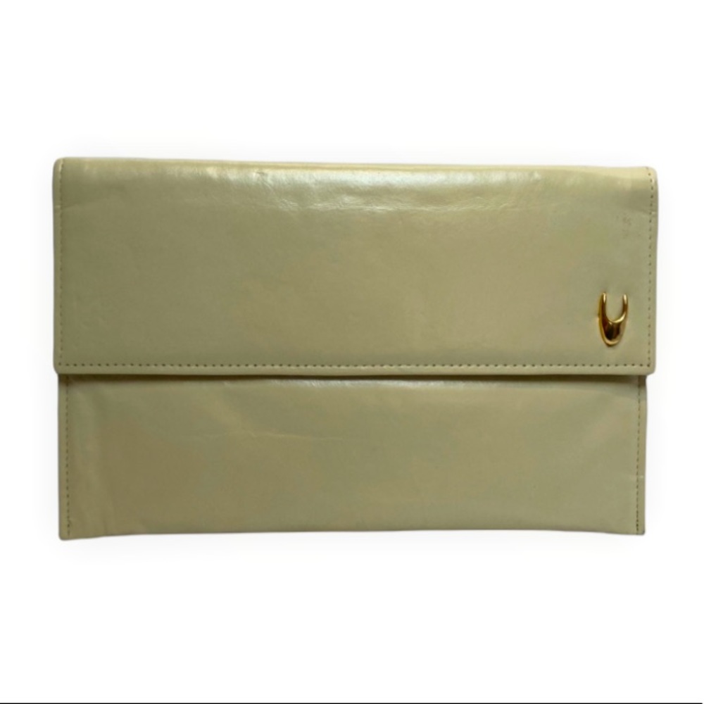 Vintage 1950’s Leather Brazil Envelope Clutch